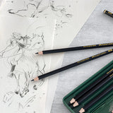 Faber-Castell Pitt Graphite Matt Pencil Tin of 6 by Faber-Castell at Cult Pens