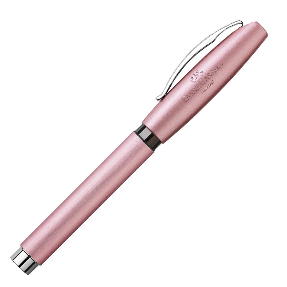 Faber-Castell Essentio Aluminium Rollerball Pen and Ballpoint Pen Set Rose by Faber-Castell at Cult Pens
