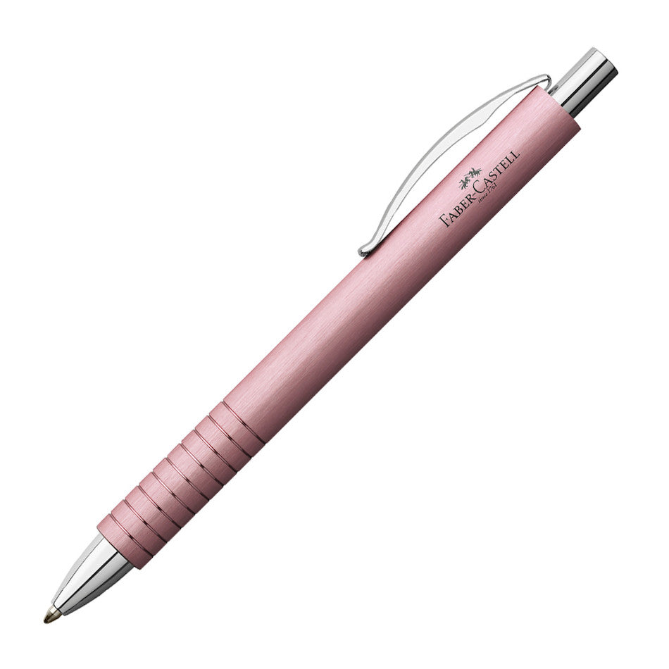 Faber-Castell Essentio Aluminium Rollerball Pen and Ballpoint Pen Set Rose by Faber-Castell at Cult Pens