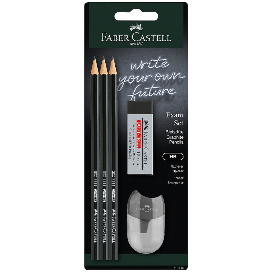 Faber-Castell 1111 Graphite Pencil Exam Set by Faber-Castell at Cult Pens
