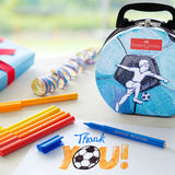Faber-Castell Connector Pen Soccer Suitcase of 33 by Faber-Castell at Cult Pens