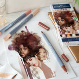 Faber-Castell Goldfaber Aqua Dual Marker Wallet of 6 Portrait by Faber-Castell at Cult Pens