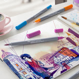 Faber-Castell Goldfaber Aqua Dual Marker Cardboard Wallet of 6 by Faber-Castell at Cult Pens