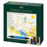 Faber-Castell Pitt Artist Pen Dual Marker Wallet of 20 by Faber-Castell at Cult Pens
