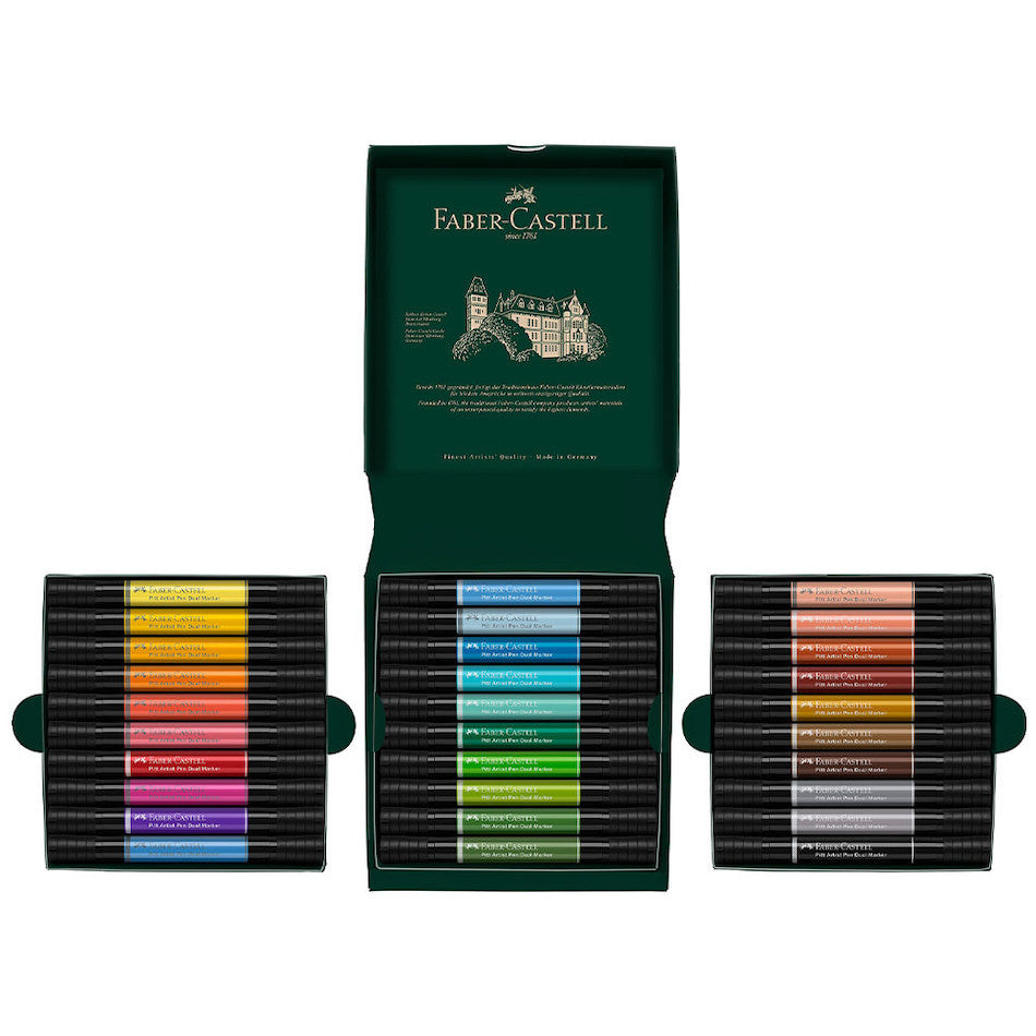 Faber-Castell Pitt Artist Pen Dual Marker Wallet of 30 by Faber-Castell at Cult Pens