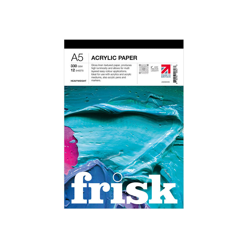 Frisk Acrylic Paper Pad A5 by Frisk at Cult Pens