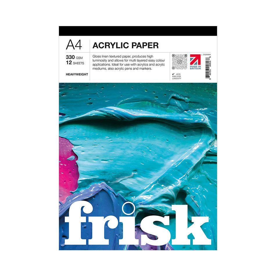 Frisk Acrylic Paper Pad A4 by Frisk at Cult Pens