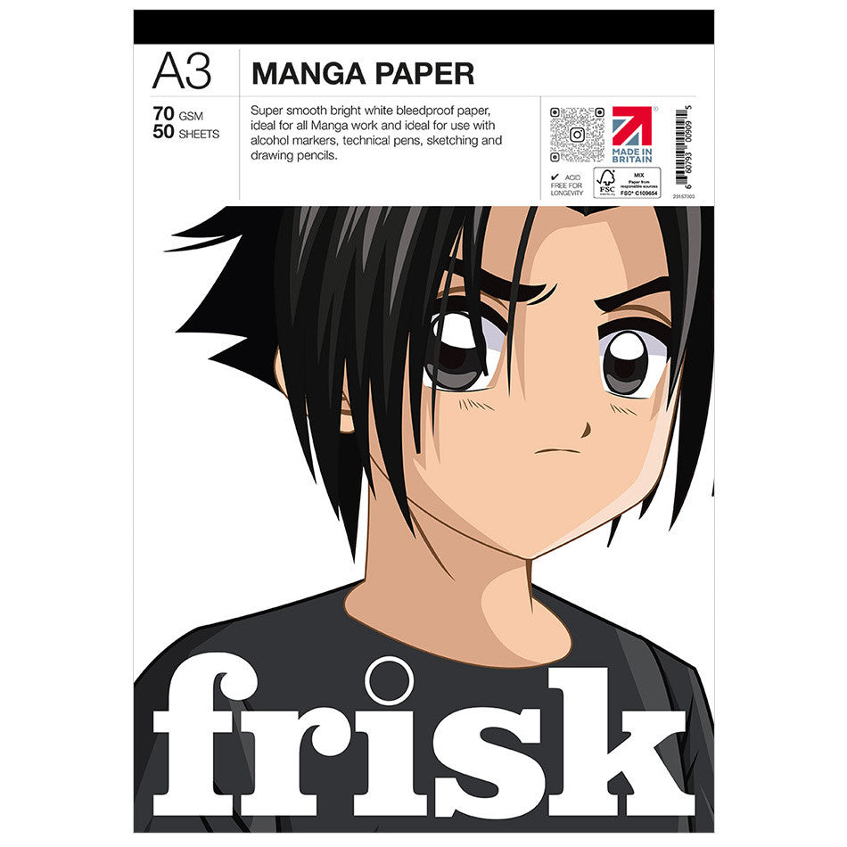 Frisk Manga Paper Pad A3 by Frisk at Cult Pens