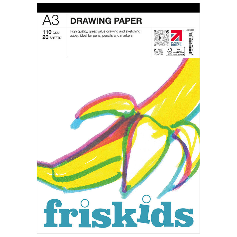 Frisk Friskids Drawing Paper Pad A3 by Frisk at Cult Pens