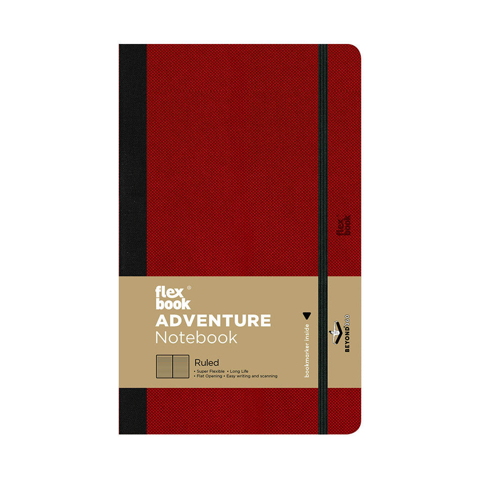 Flexbook Flex Global Adventure Notebook Medium Red by Flexbook at Cult Pens