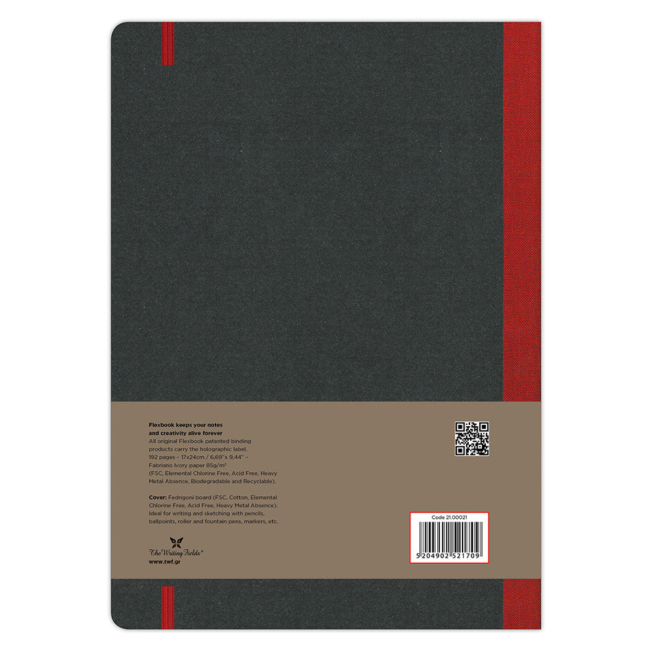 Flexbook Flex Global Notebook and Diary Large Red by Flexbook at Cult Pens