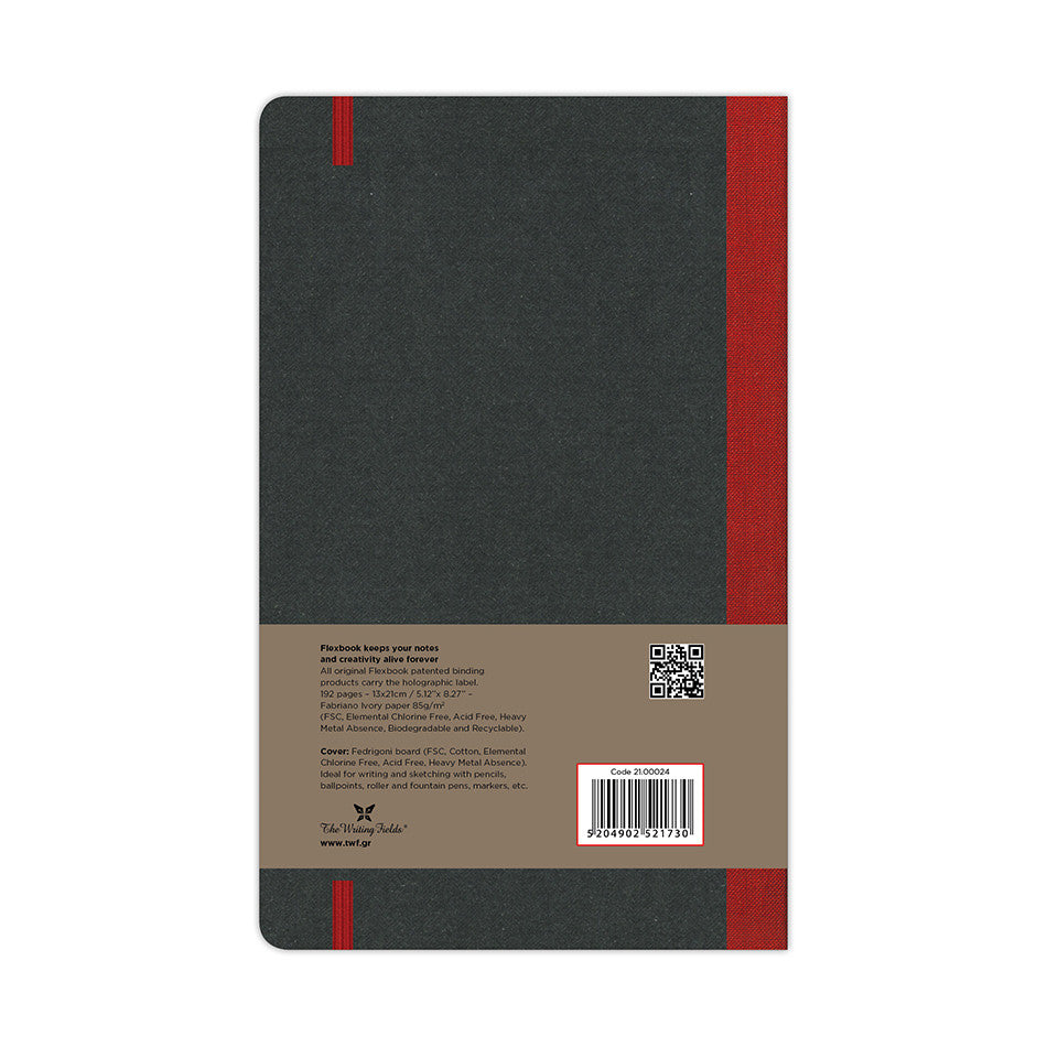 Flexbook Flex Global Notebook and Diary Medium Red by Flexbook at Cult Pens
