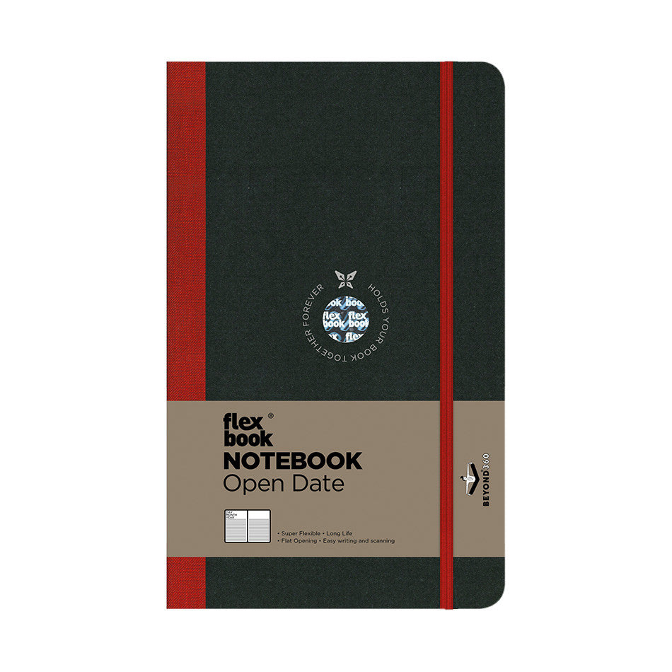 Flexbook Flex Global Notebook and Diary Medium Red by Flexbook at Cult Pens