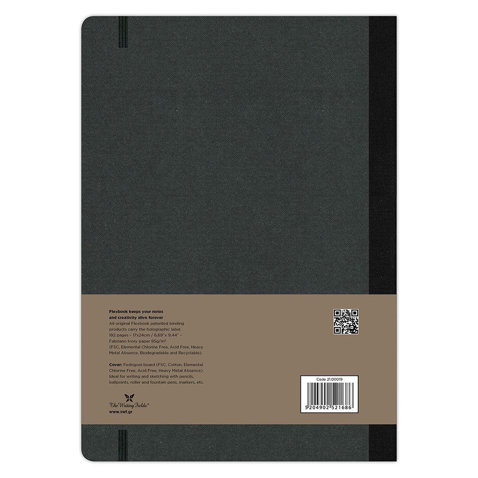 Flexbook Flex Global Notebook and Diary Large Black by Flexbook at Cult Pens