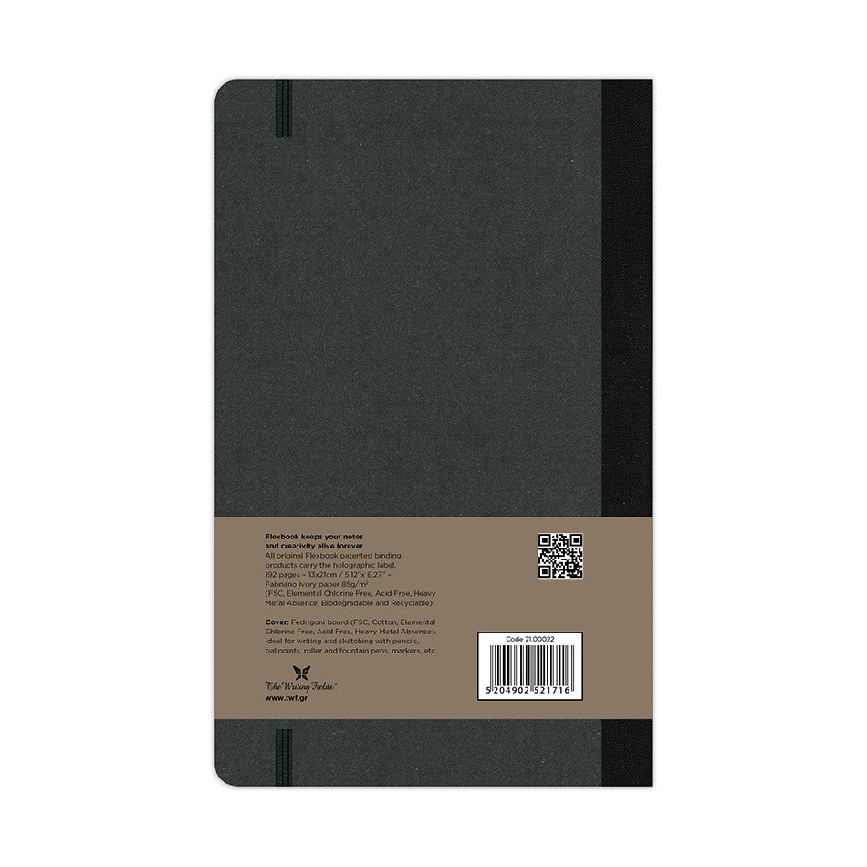 Flexbook Flex Global Notebook and Diary Medium Black by Flexbook at Cult Pens