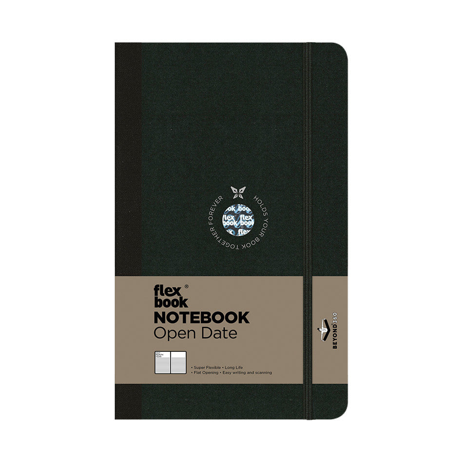 Flexbook Flex Global Notebook and Diary Medium Black by Flexbook at Cult Pens