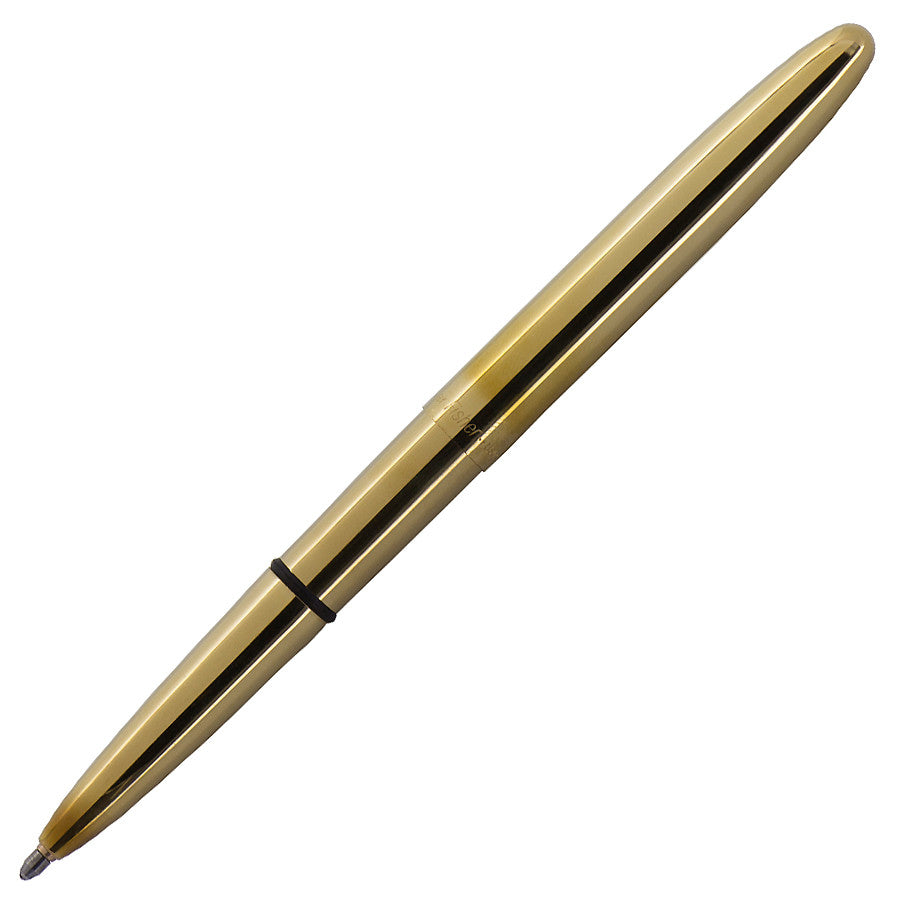 Fisher Space Pen Bullet Pressurised Ballpoint Pen Raw Brass by Fisher Space Pen at Cult Pens