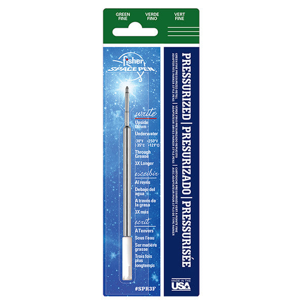 Fisher Space Pen PR Pressurised Ballpoint Pen Refill Fine by Fisher Space Pen at Cult Pens