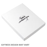 Fisher Space Pen Bullet Pressurised Ballpoint Pen Brushed Chrome with Sky Blue Leather Case by Fisher Space Pen at Cult Pens