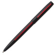Fisher Space Pen Cap-O-Matic Firefighter Ballpoint Pen Matte Black with Red Stripe by Fisher Space Pen at Cult Pens