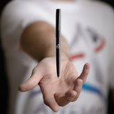 Fisher Space Pen Cap-O-Matic Pressurised Ballpoint Pen Matte Black with Artemis Logo by Fisher Space Pen at Cult Pens