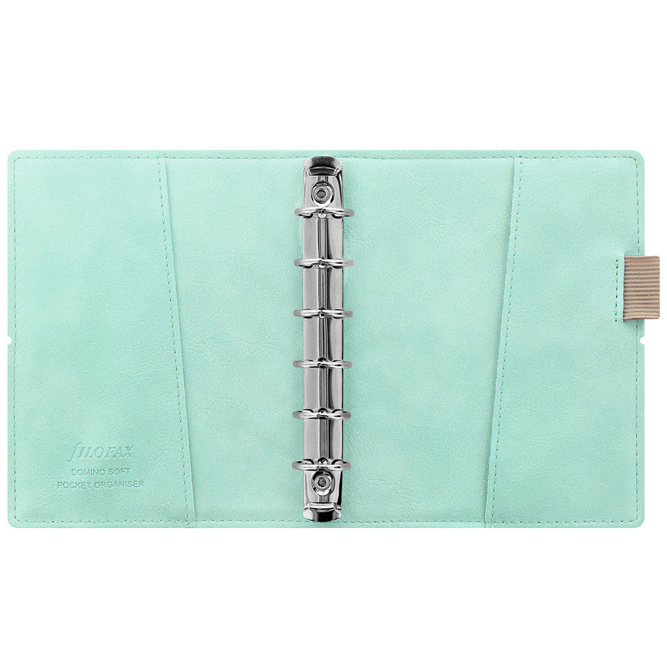 Filofax Domino Pocket Organiser Soft Duck Egg by Filofax at Cult Pens