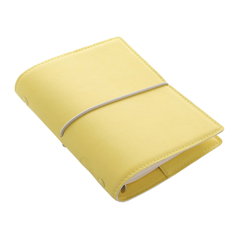 Filofax Domino Pocket Organiser Soft Lemon by Filofax at Cult Pens