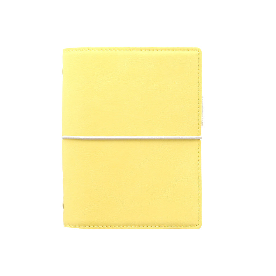 Filofax Domino Pocket Organiser Soft Lemon by Filofax at Cult Pens