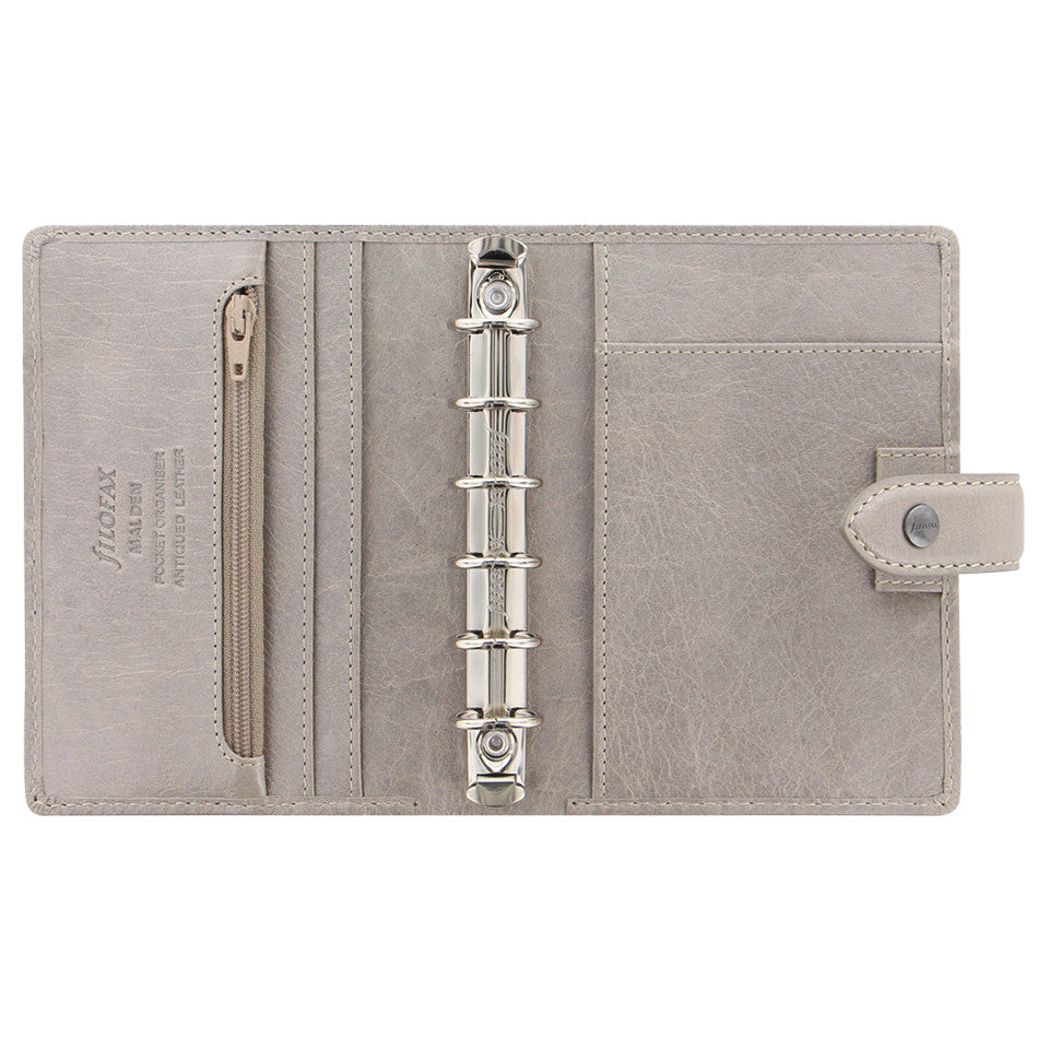 Filofax Malden Pocket Organiser Stone by Filofax at Cult Pens