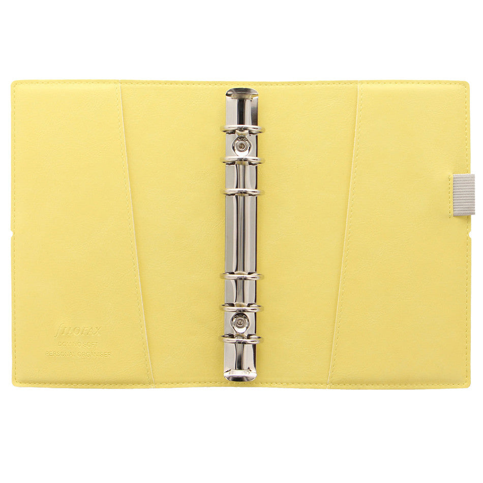 Filofax Domino Personal Organiser Soft Lemon by Filofax at Cult Pens
