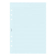 Filofax Notepaper Ruled Blue by Filofax at Cult Pens