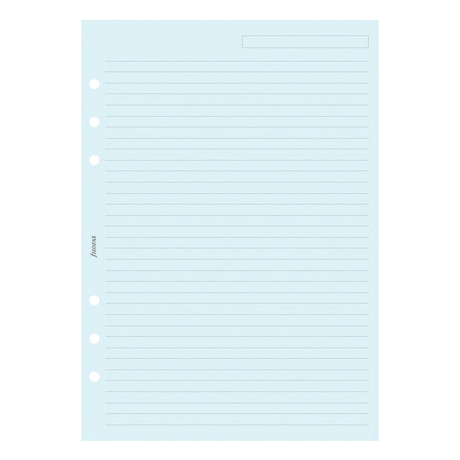 Filofax Notepaper Ruled Blue by Filofax at Cult Pens