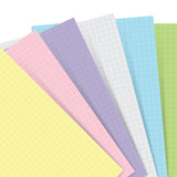 Filofax Pocket Refill Paper Assorted Pastel by Filofax at Cult Pens