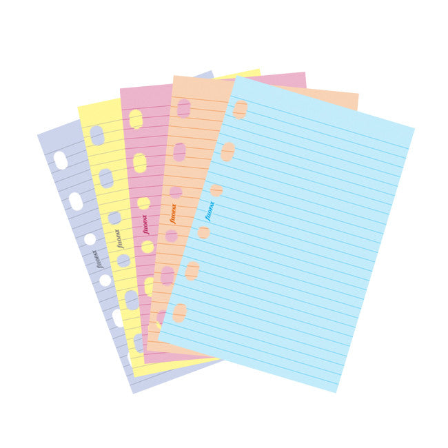Filofax Classic Ruled Notepaper Coloured by Filofax at Cult Pens