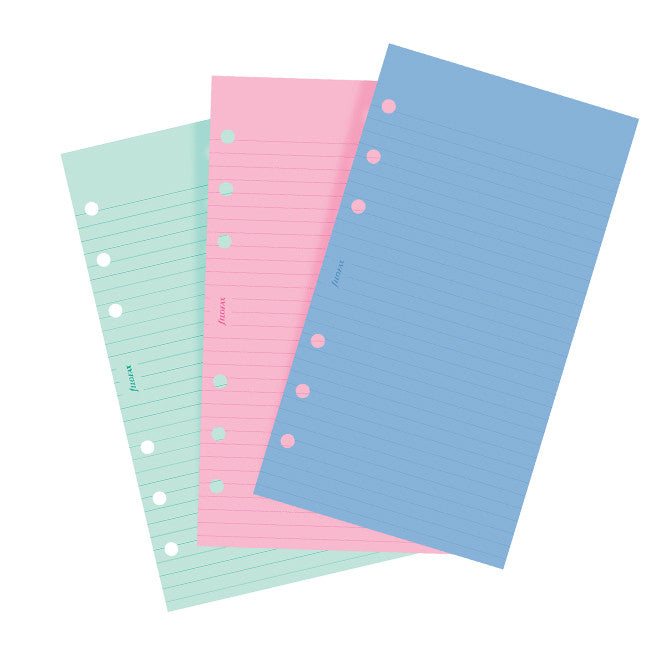 Filofax Fashion Ruled Notepaper Coloured by Filofax at Cult Pens