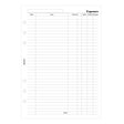 Filofax A5 Expenses Notepaper Refill by Filofax at Cult Pens