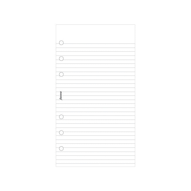 Filofax Notepad Ruled White by Filofax at Cult Pens
