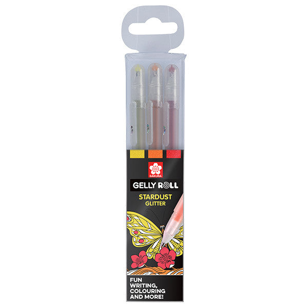 Gelly Roll Stardust Set of 3 by Gelly Roll at Cult Pens