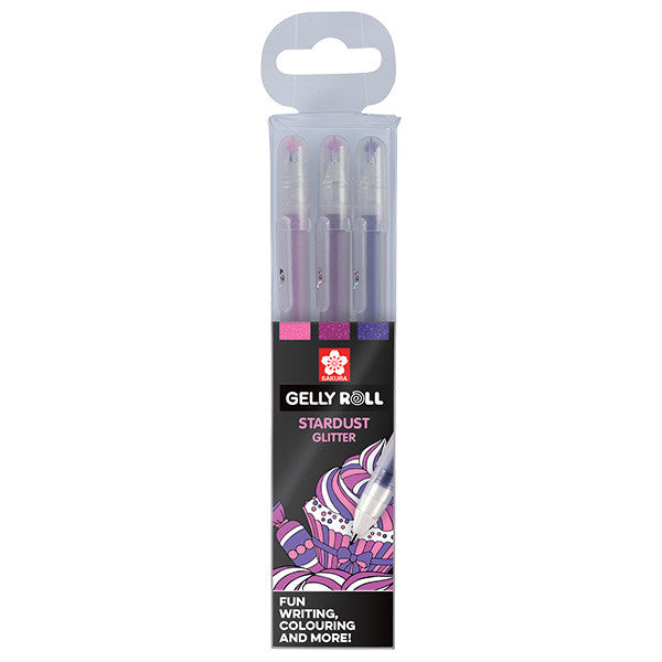 Gelly Roll Stardust Set of 3 by Gelly Roll at Cult Pens