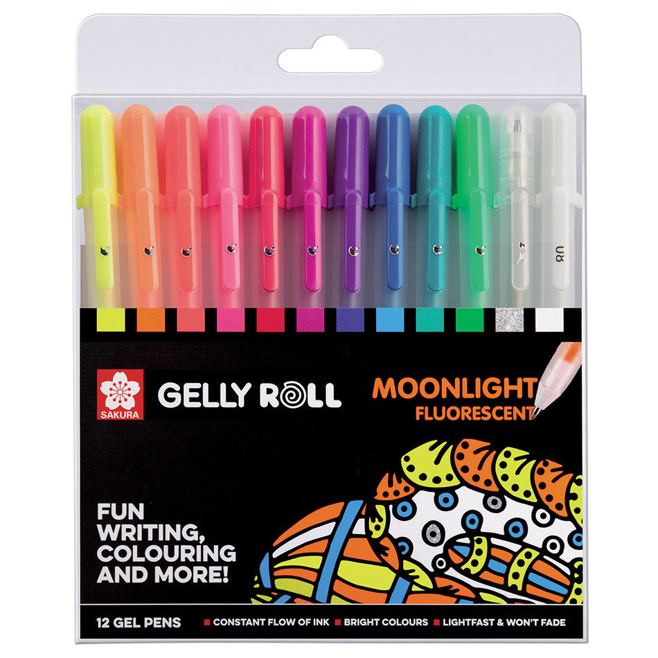 Sakura Gelly Roll Gel Pen Set Moonlight Metallic Regular 3D