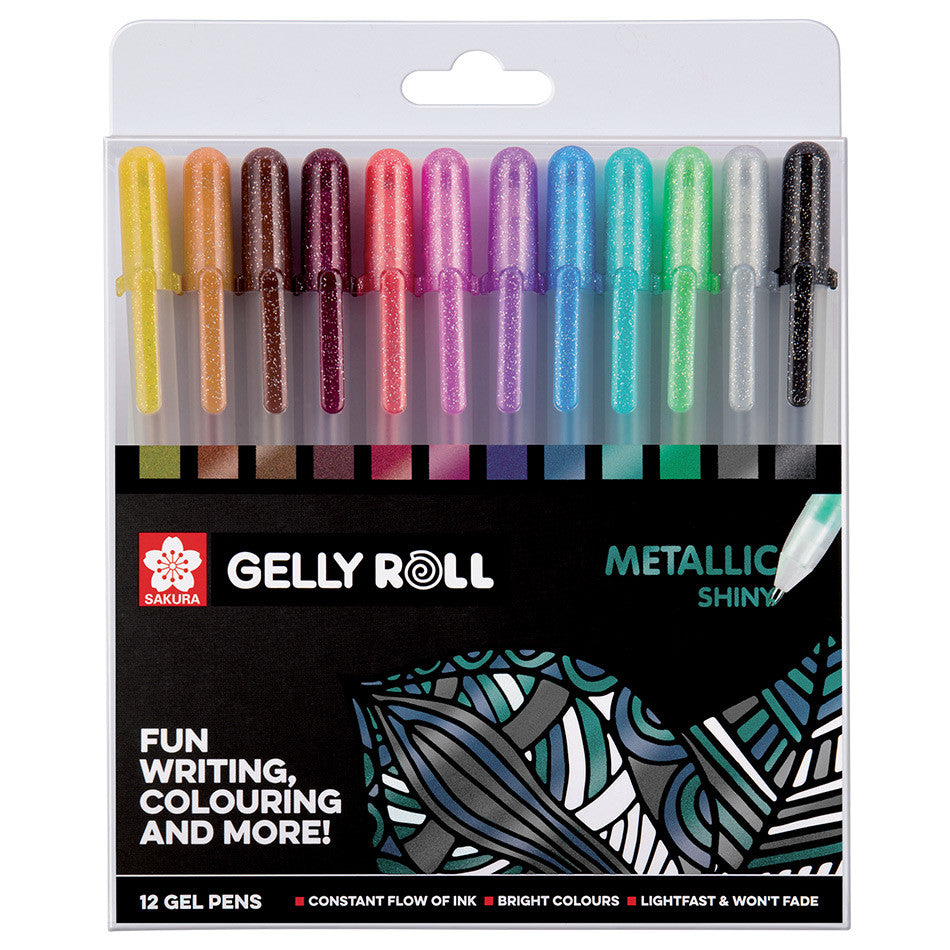 Gelly Roll Metallic Set of 12 by Gelly Roll at Cult Pens