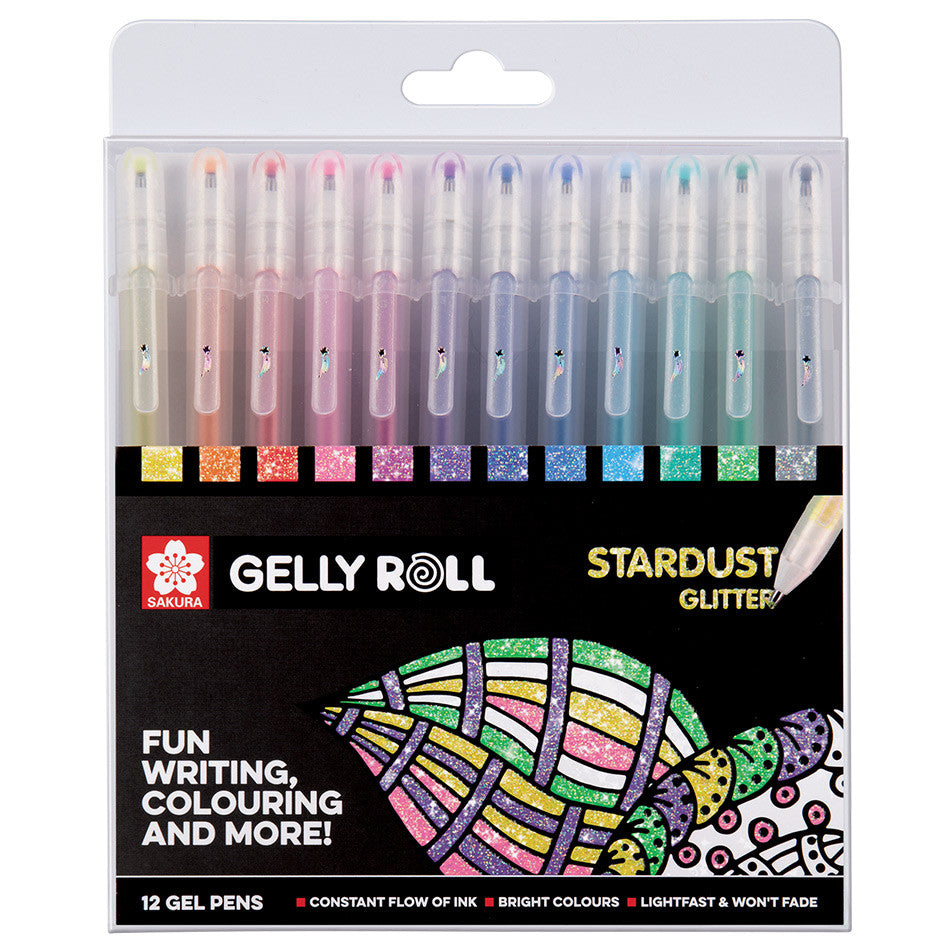 Gelly Roll Stardust Set of 12 by Gelly Roll at Cult Pens