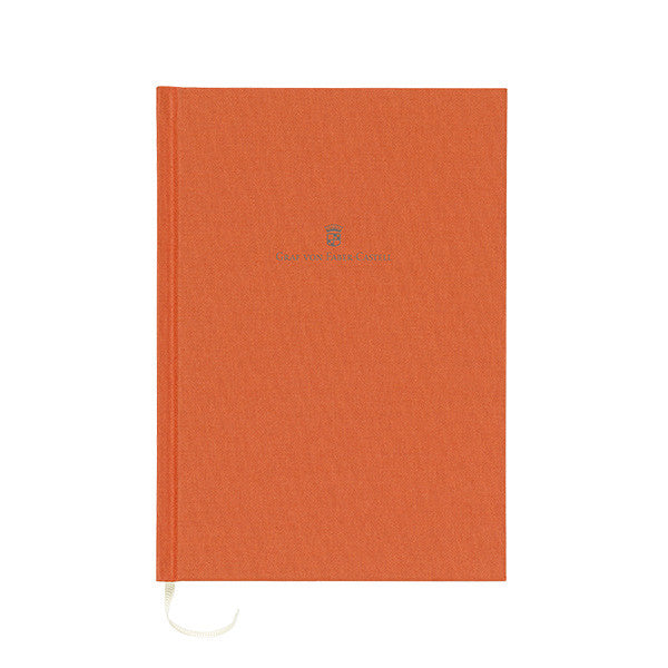 Graf von Faber-Castell Colours Linen Bound Notebook A5 Burnt Orange by Graf von Faber-Castell at Cult Pens
