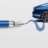 Graf von Faber-Castell For Bentley Fountain Pen Sequin Blue by Graf von Faber-Castell at Cult Pens