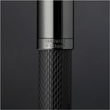 Graf von Faber-Castell Guilloche Fountain Pen Black Edition by Graf von Faber-Castell at Cult Pens