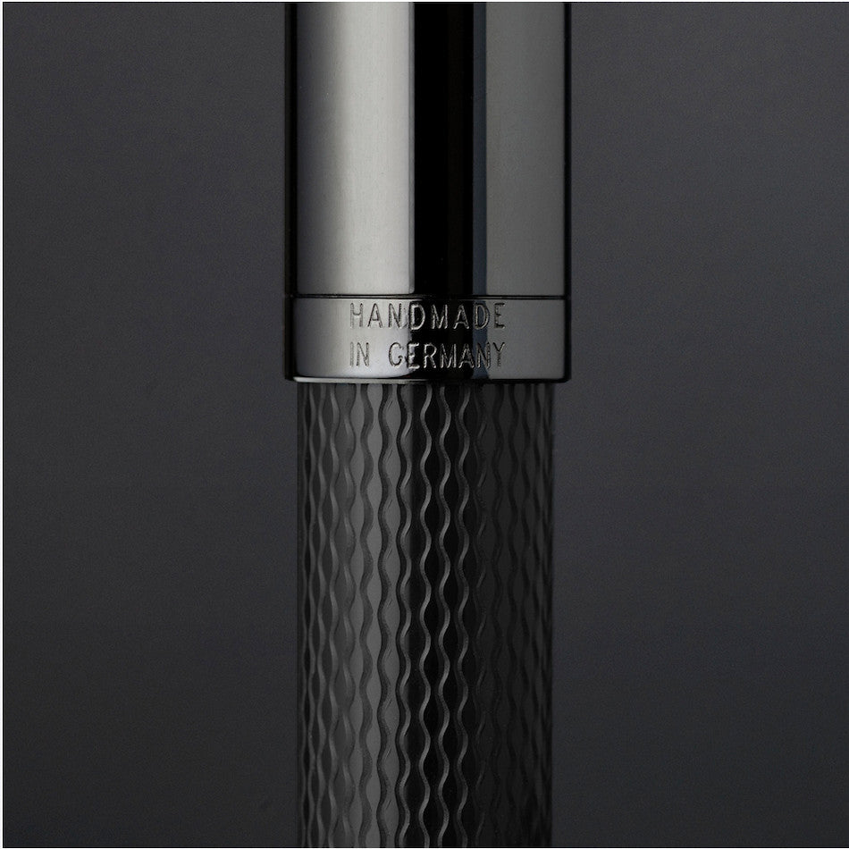 Graf von Faber-Castell Guilloche Ballpoint Pen Black Edition by Graf von Faber-Castell at Cult Pens