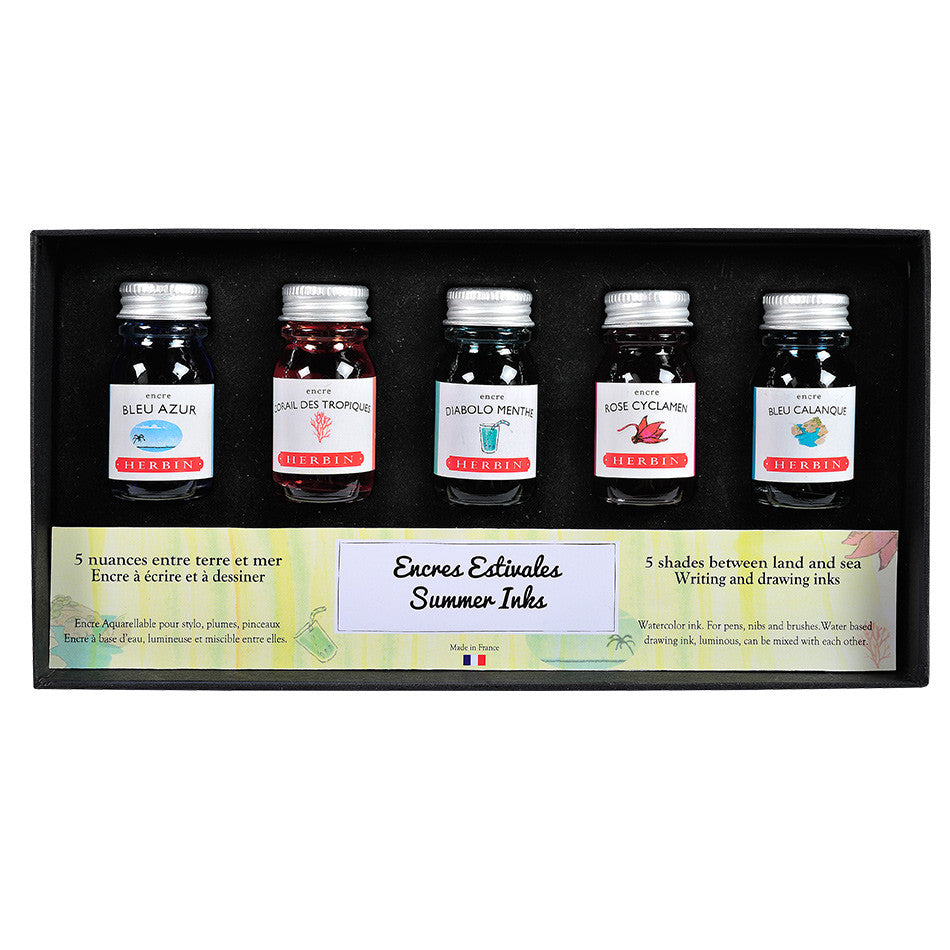 Herbin Seasons Piece Assorted Ink Set Summer1