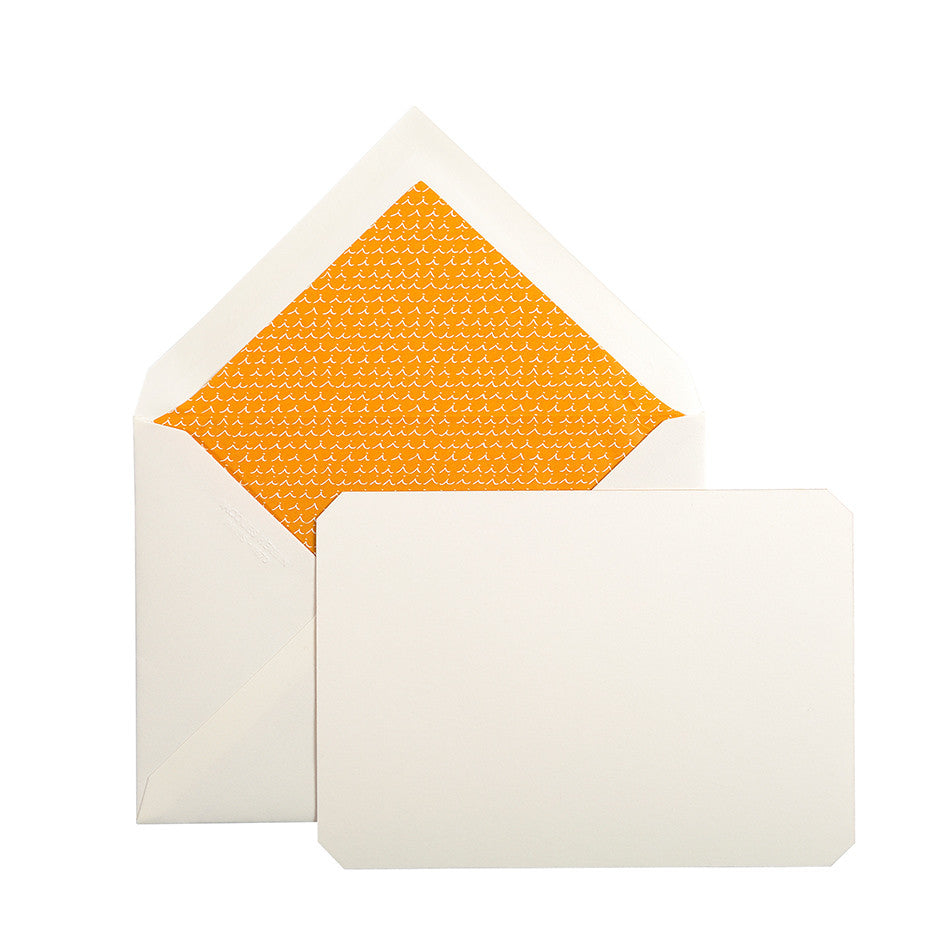 Jacques Herbin Card and Envelope Set 90x140 Amber