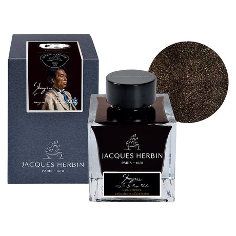 Jacques Herbin Artist Creations Inks Collection Kenzo Takada Shogun 50ml Ink by Herbin at Cult Pens