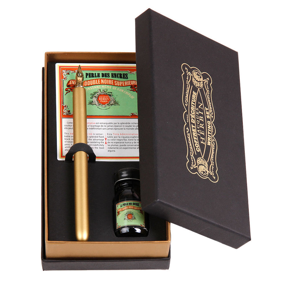 Herbin Perle Noire Gift Box Set by Herbin at Cult Pens